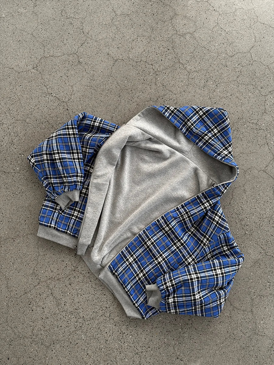 CARNIVL™ Minimal Patternz Zip-Up Hoodie