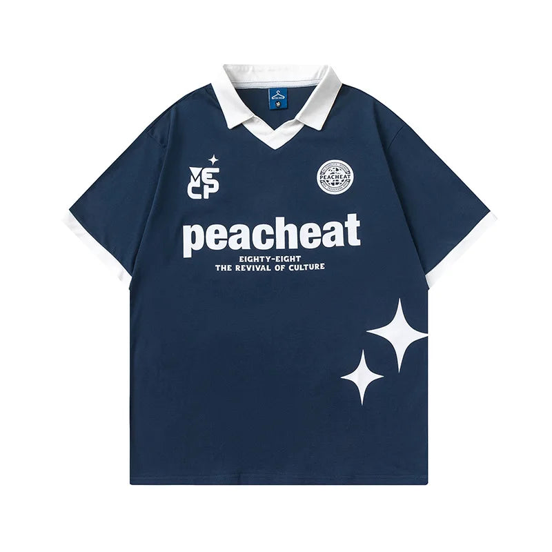 CARNIVL™ Peacheat T-Shirt Navy Blue