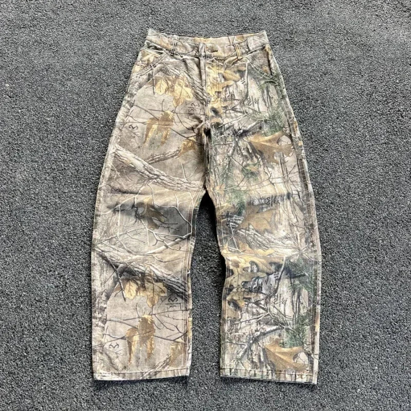 CARNIVL™ Vintage Cammo Loose Denim