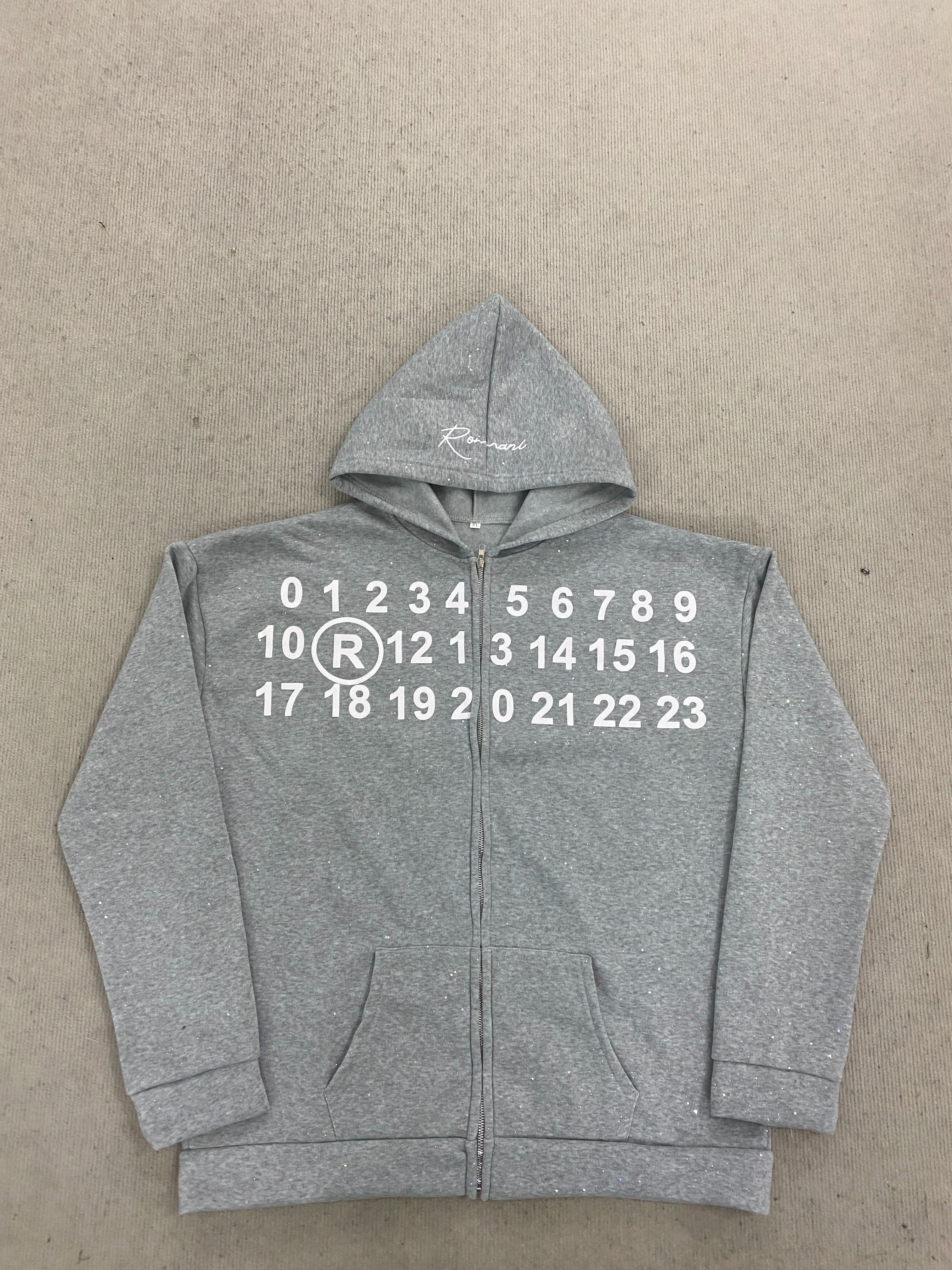 CARNIVL™ "All I See Is Numbers" Zip-Up Hoodie