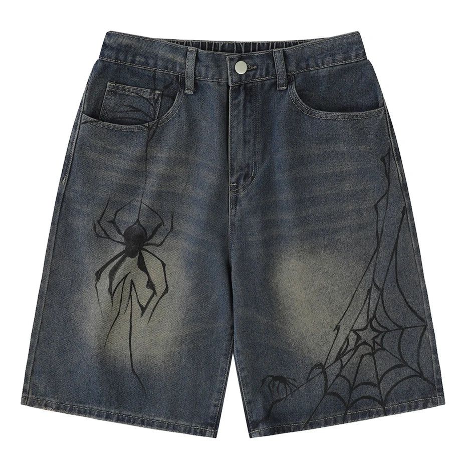 CARNIVL™ Spider Print Jorts