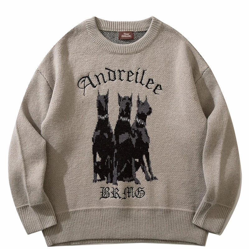 CARNIVL™ Doberman Knitted Sweater