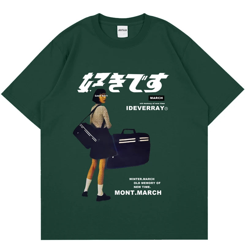 CARNIVL™ Ideverrey Japanese T-shirt Olive Green