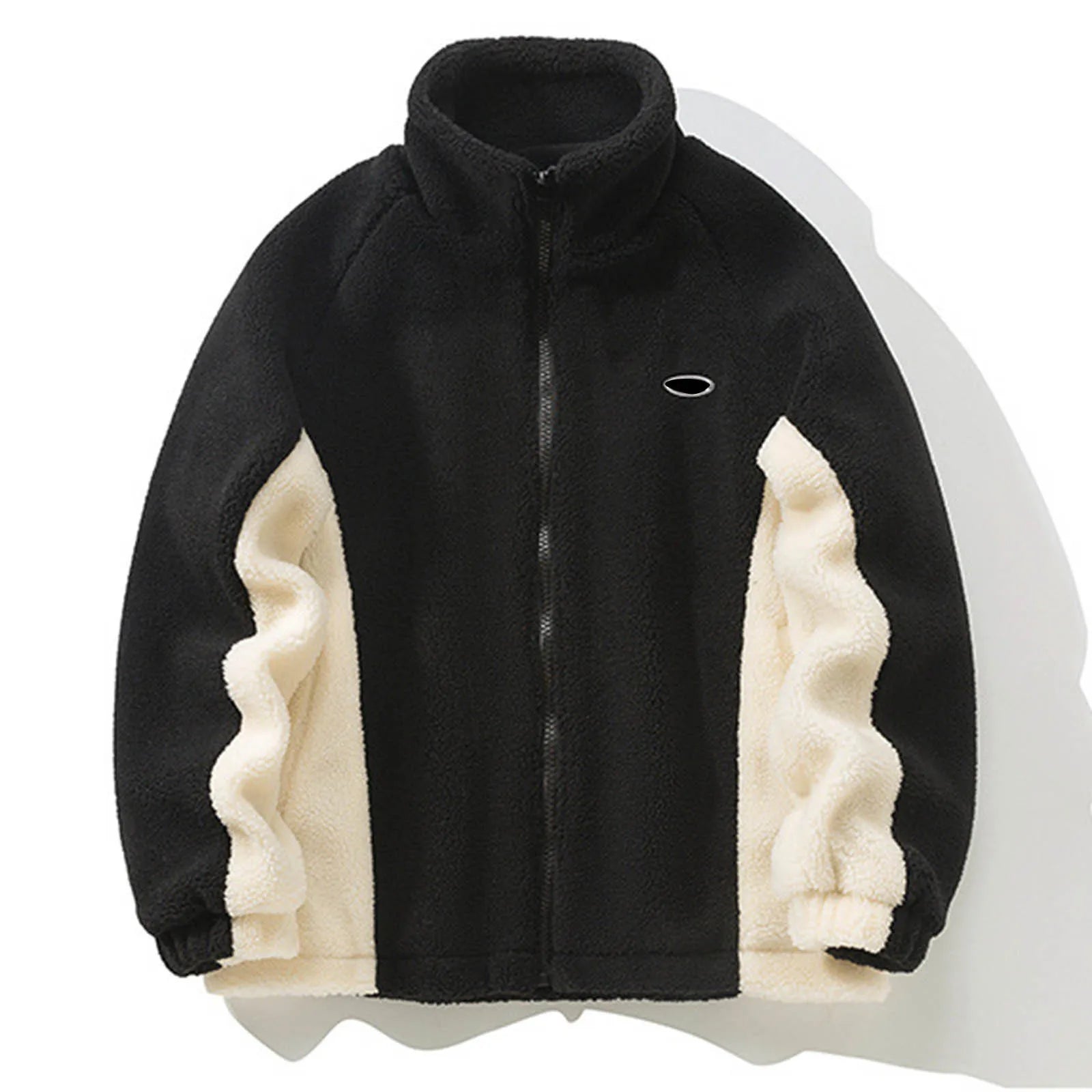 CARNIVL™ Monochrome Fleece Jacket Black