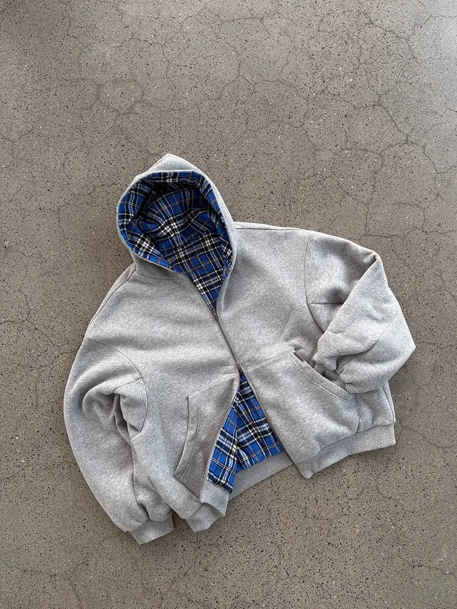 CARNIVL™ Minimal Patternz Zip-Up Hoodie