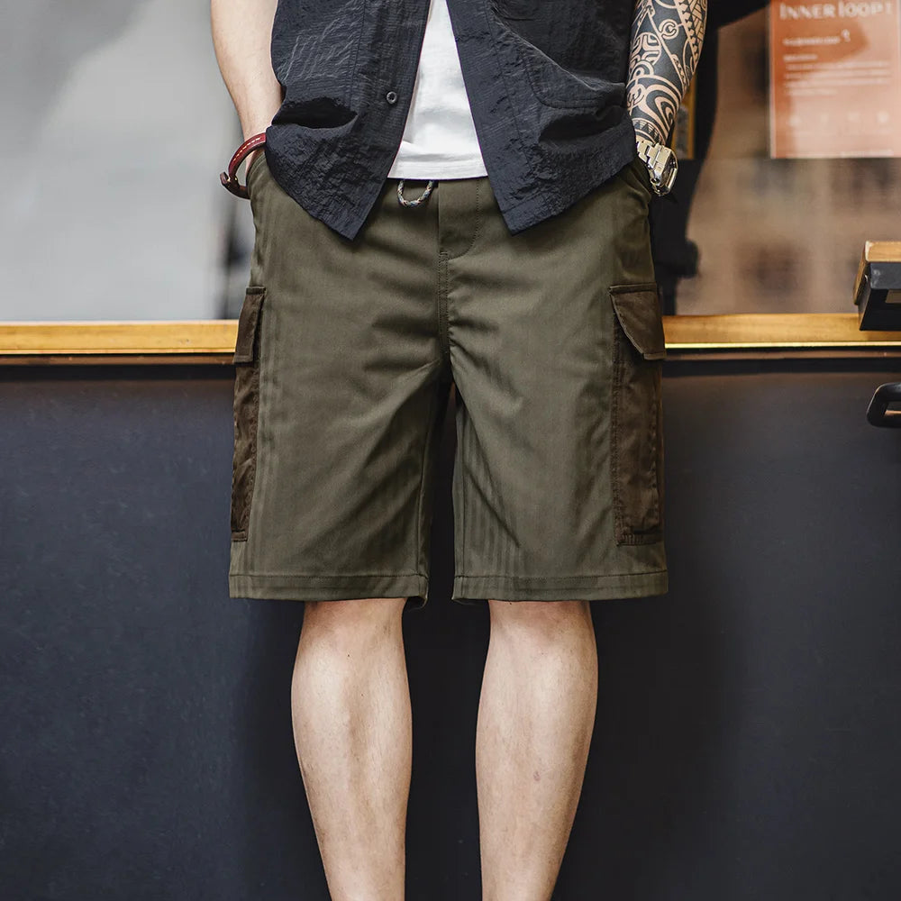 CARNIVL™ Vintage Green Pocket Shorts