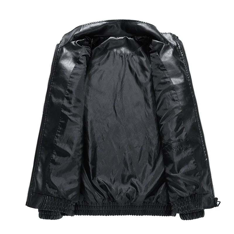 CARNIVL™ Black F1 Leather Jacket