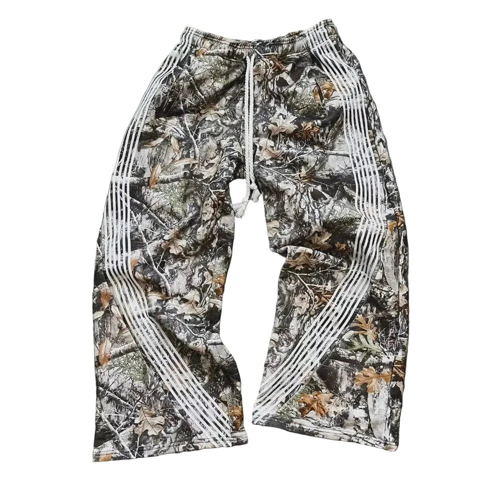 CARNIVL™ Baggy Cammo Striped Sweatpants