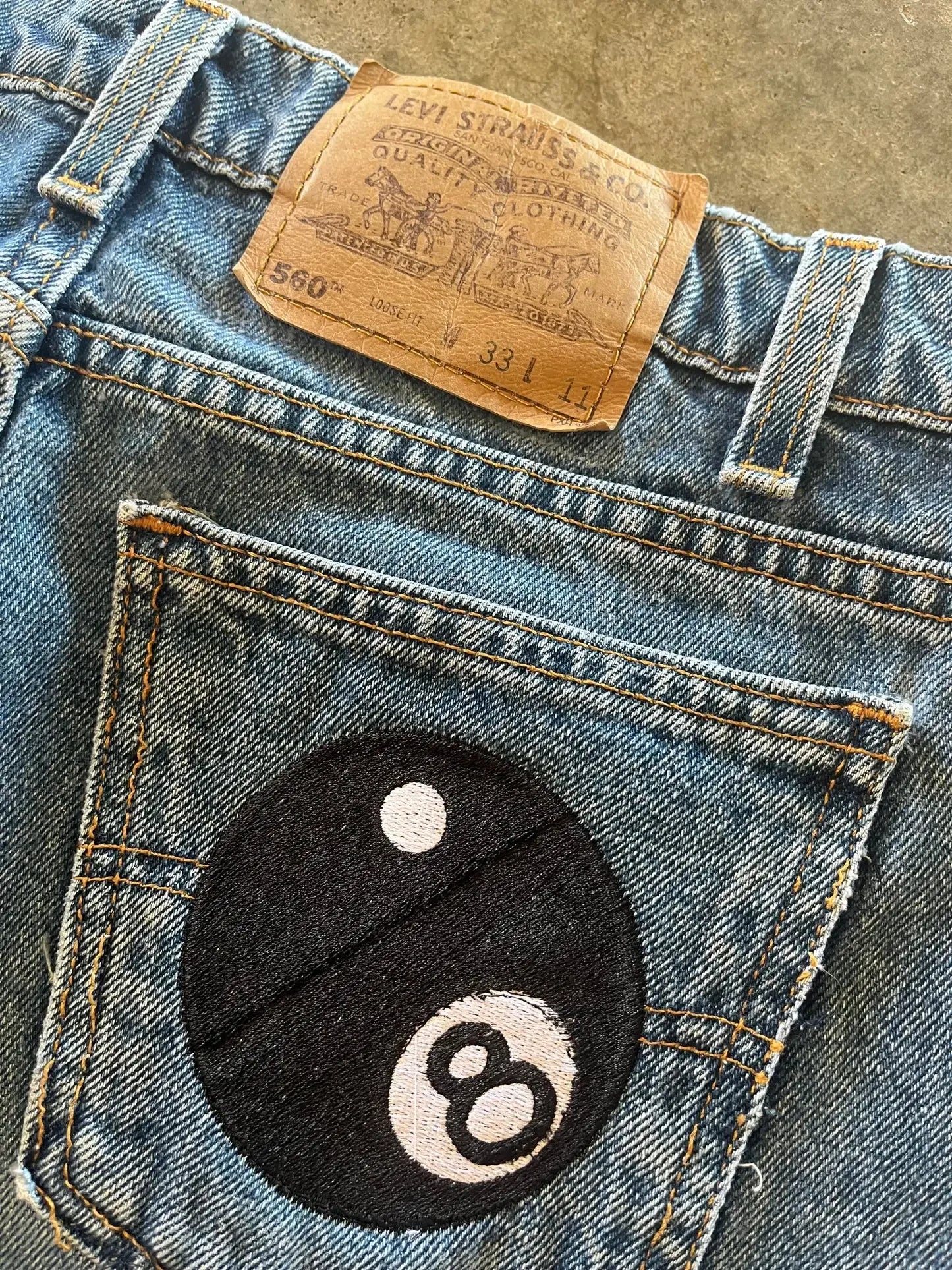 CARNIVL™ 8-Ball Denim Customized Jorts