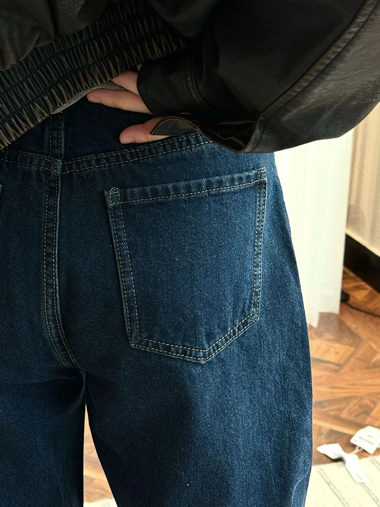 CARNIVL™ Astro-Blue Loose Denim