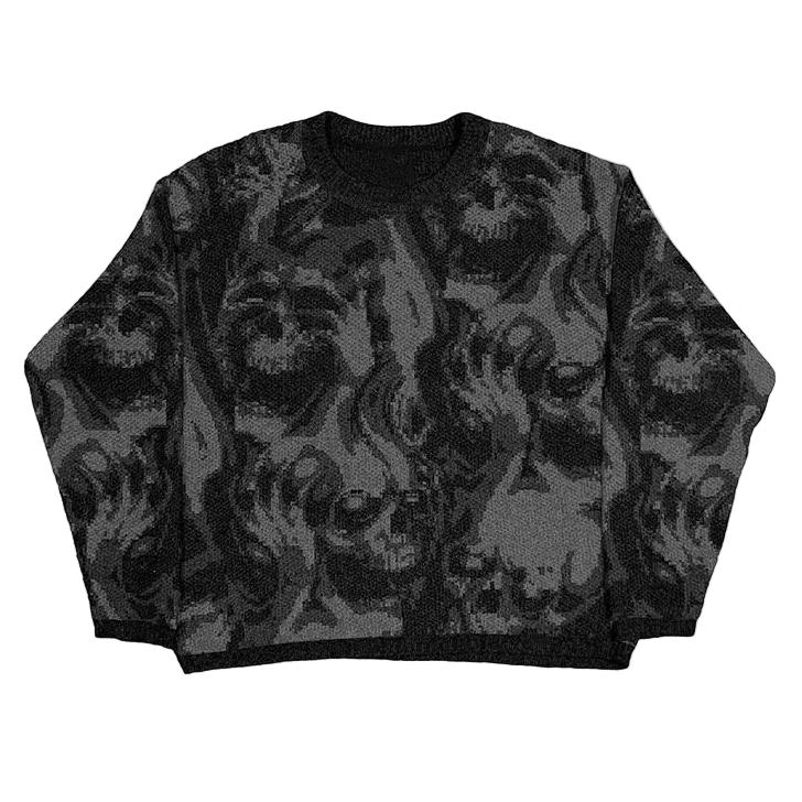 CARNIVL™ Astral Black Knitted Sweater