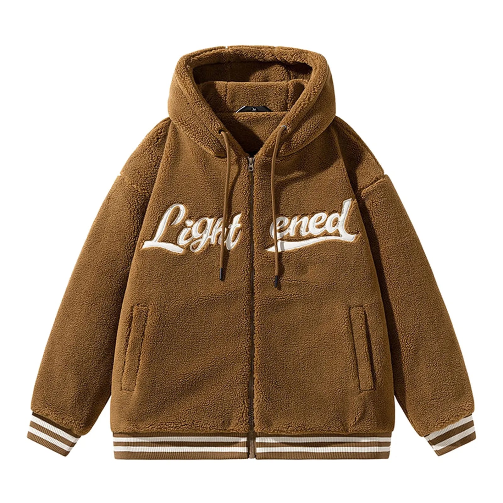 CARNIVL™ Lightened Fleece Jacket Brown