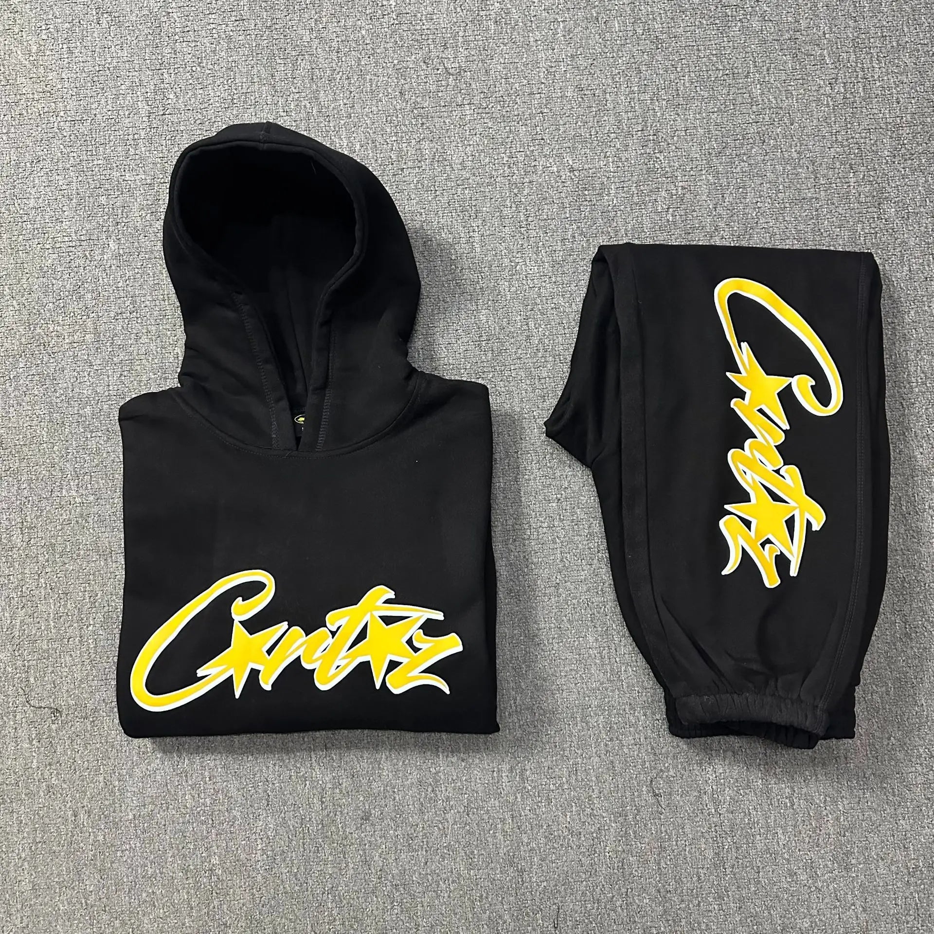 CRTZ x CARNVIL™ Black/Yellow Full Tracksuit (Pre-Owned)