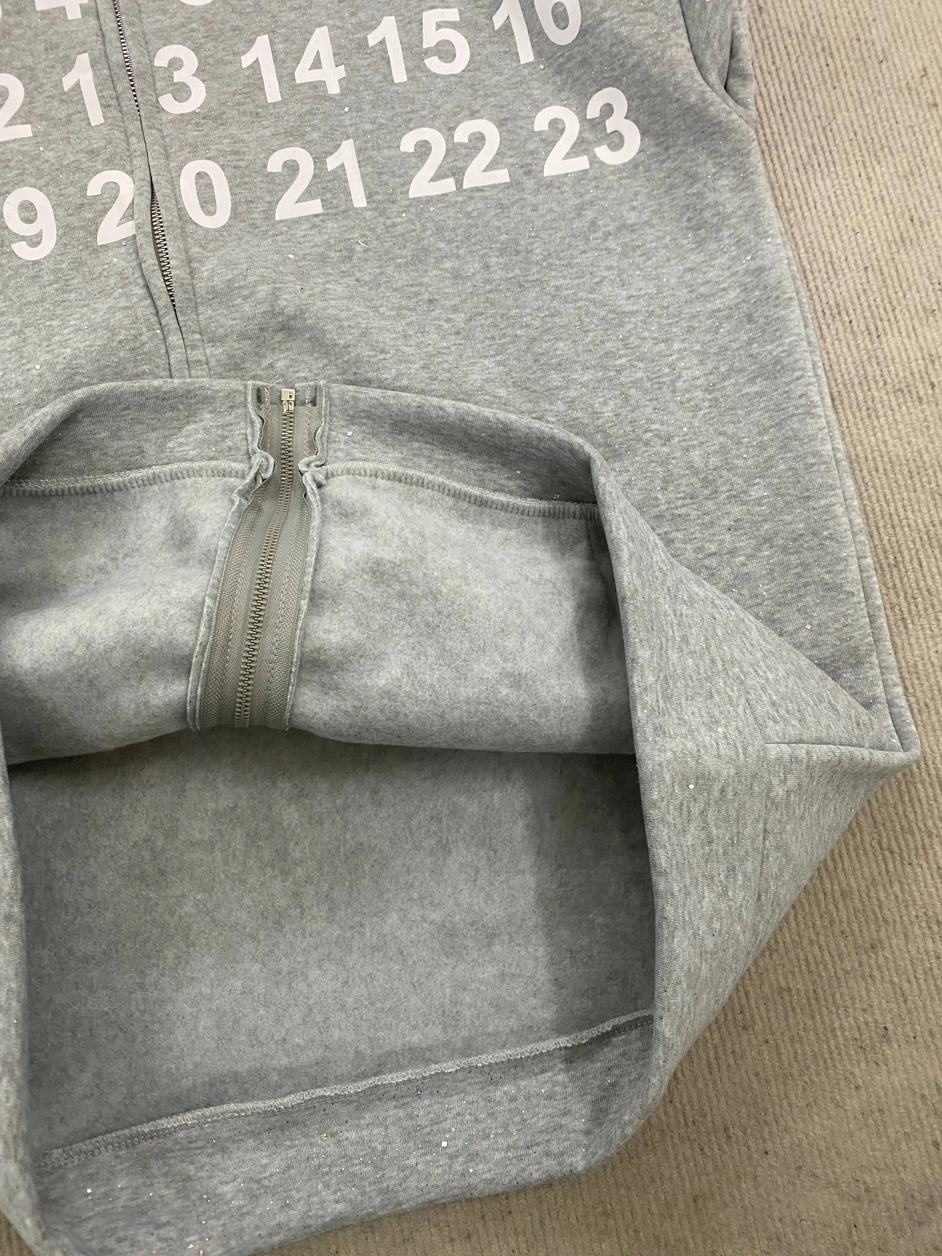 CARNIVL™ "All I See Is Numbers" Zip-Up Hoodie