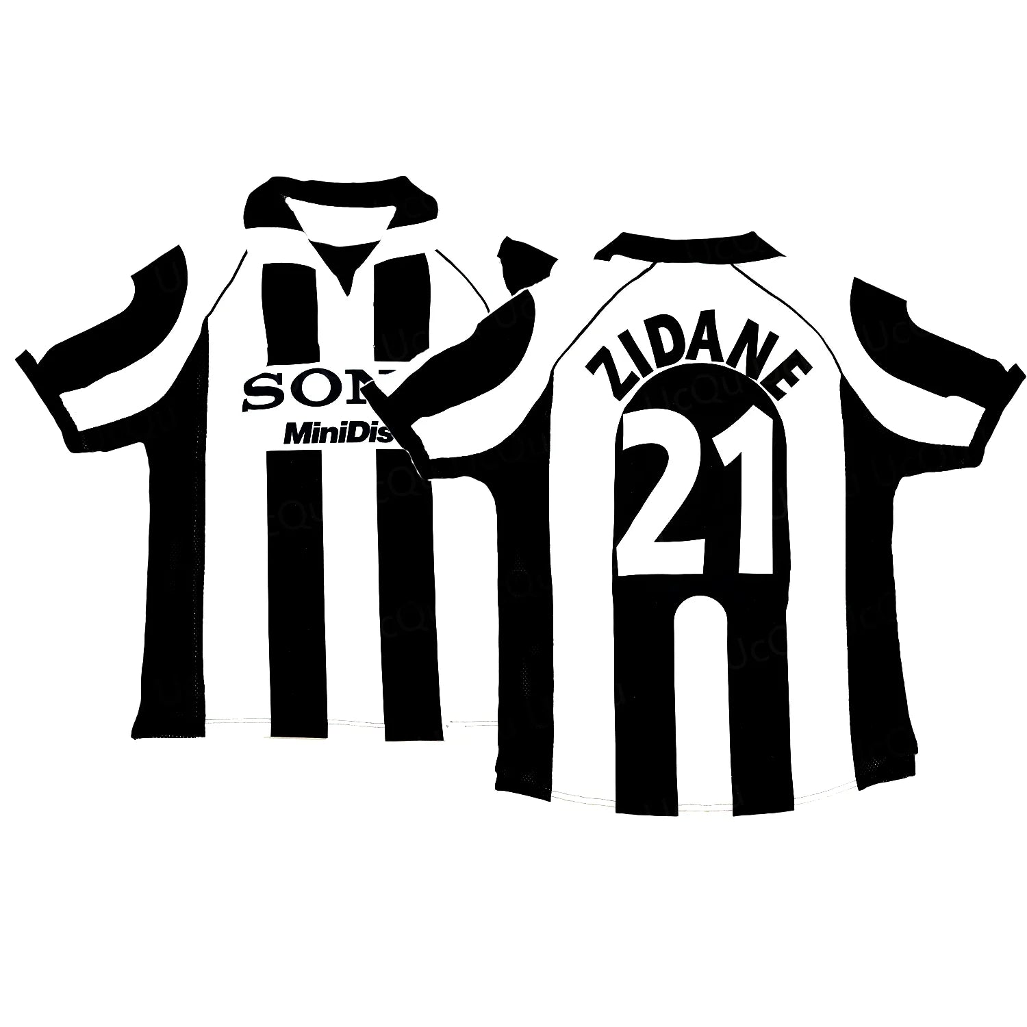 CARNIVL™ Vintage 1997-98 Zidane Jersey