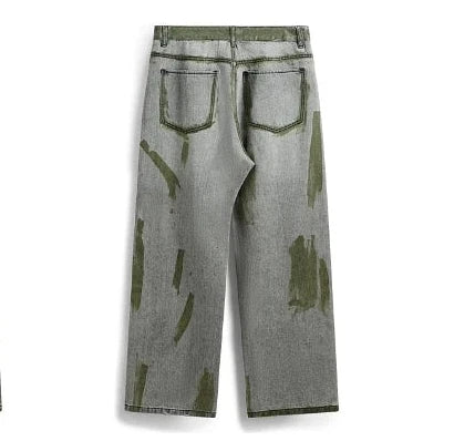 CARNIVL™ Vintage Musty Green Denim Jeans