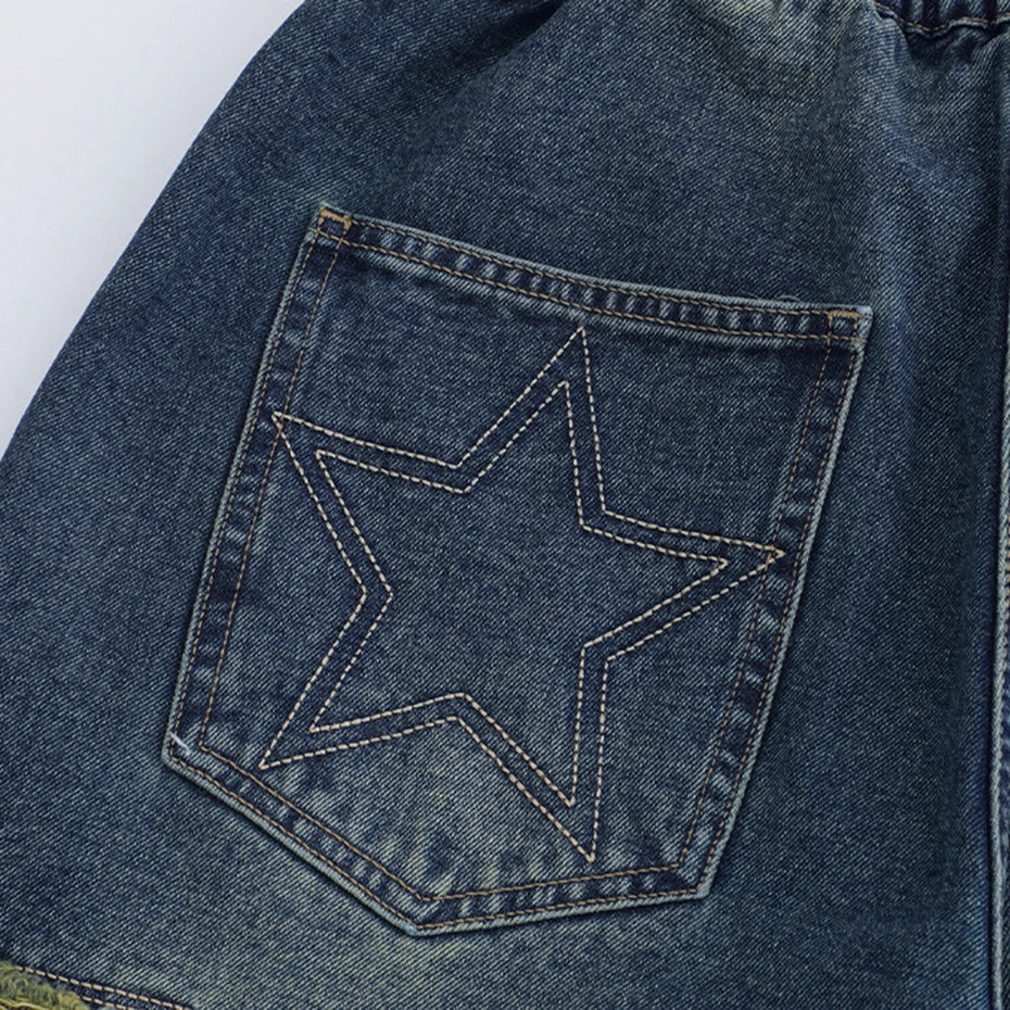 CARNIVL™ Crust Star Denim Shorts