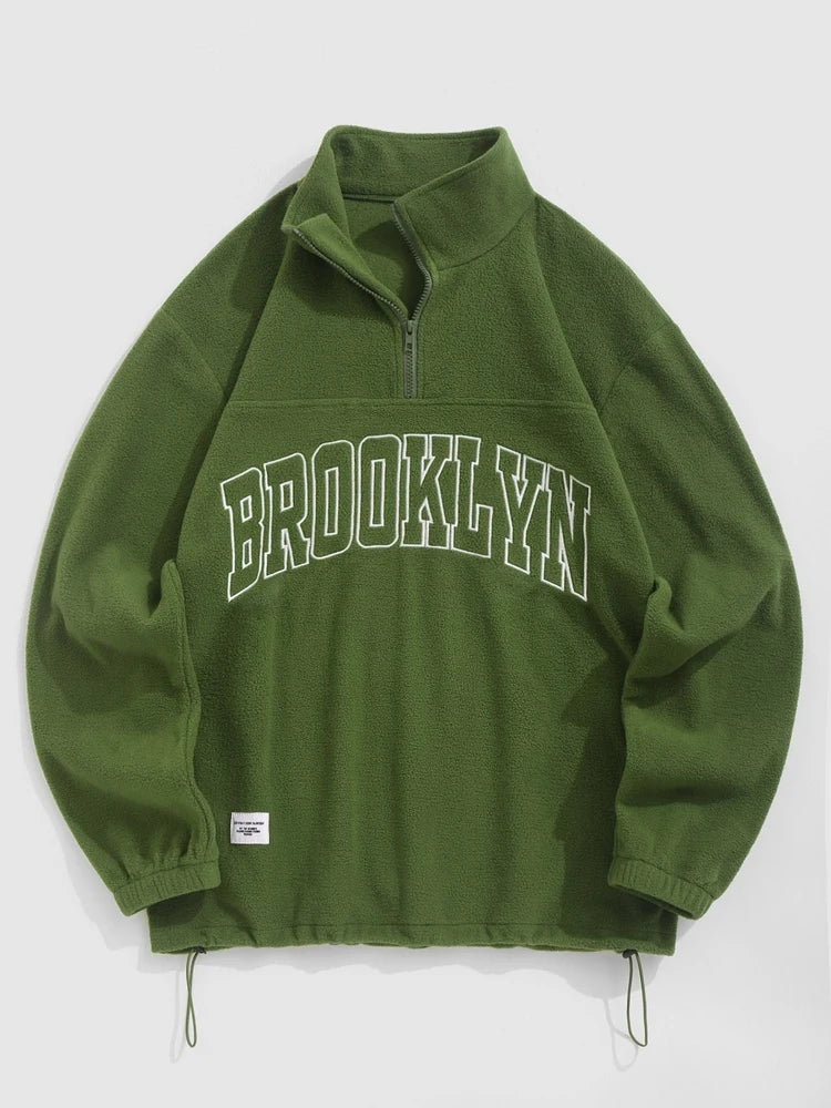 CARNIVL™ Brooklyn Green Half-Zip Sweater