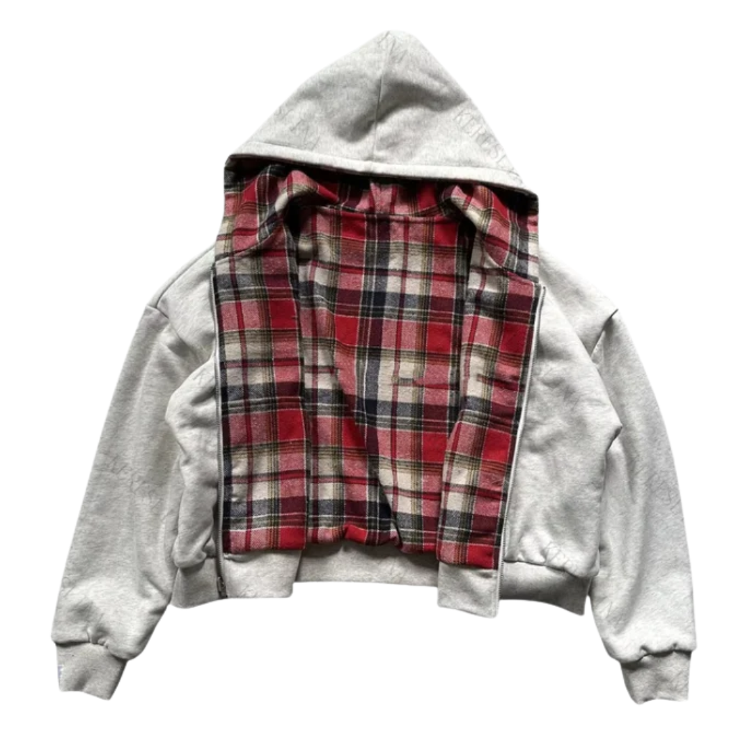 CARNIVL™ Aesthtetic Patterns Zip-Up Hoodie